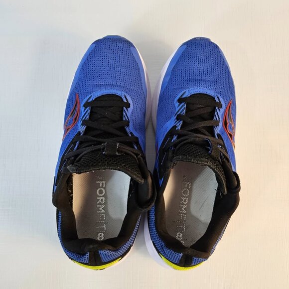 Saucony Axon 2 Running Shoes Sneaker Blue Raz Acid Men's Size 8.5 - Picture 5 of 9